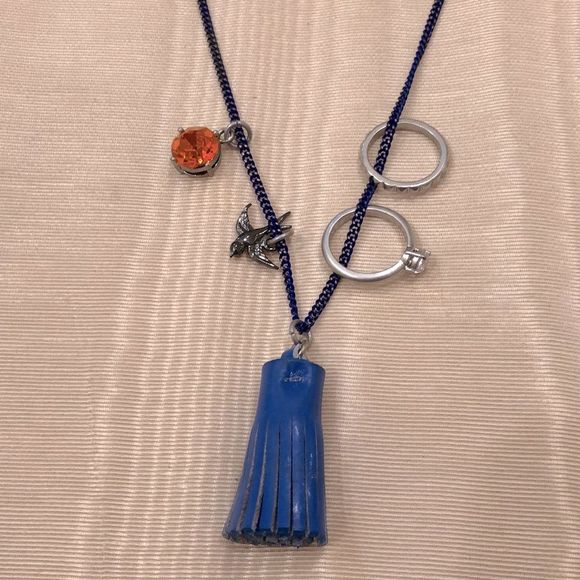 NWT Juicy Couture Tassel Charm Necklace - Picture 2 of 13